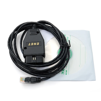 Black Data Cable for B-m-w E-NET E-thernet to OBD OBDII Interface Cable