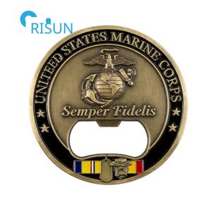 Porte-bouteille personnalisé avec médaille de service militaire USMC, mascotte du Corps des Marines, commémorative, pièce de monnaie personnalisée, pièce de monnaie de dé<span class=keywords><strong>fi</strong></span> USMC - Product Image 5