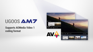 Ugoos AM7 Amlogic S905X4 AV1 <span class=keywords><strong>Android</strong></span> 11 Smart Tv Box 4Gb DDR4 32Gb Rom Type-C Wifi 6 1000M Lan BT5.0 4K Hd Media <span class=keywords><strong>Player</strong></span> - Product Image 5