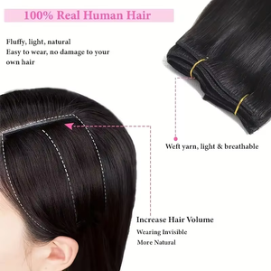<span class=keywords><strong>Extension</strong></span> per <span class=keywords><strong>Capelli</strong></span> a Clip Invisibili di Alta Qualità, <span class=keywords><strong>Capelli</strong></span> Vergini Indiani Grezzi, Colore Marrone Scuro, Fornitore di <span class=keywords><strong>Capelli</strong></span> Vergini - Product Image 4