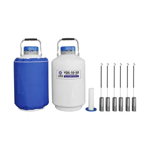 hochwertiger kleiner cryogener Dewar-Samenbehälter mit Kapazität 10 Liter 50 mm für flüssigen Stickstoff