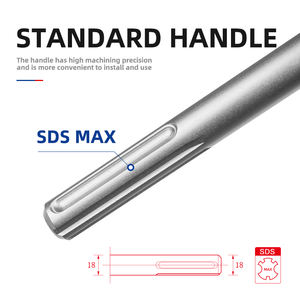 <span class=keywords><strong>Evain</strong></span> ZZ002LL Meilleur burin à pointe en V de qualité industrielle pour marteau perforateur électrique en acier SDS Plus/SDS Max - Product Image 3