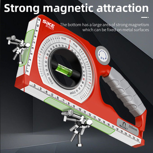 Inclinómetro Multifunción, Instrumento de Medición de Pendientes para Ingeniería y Construcción, Regla de Ángulo de Nivel, Plástico, Precisión de 0.01mm - Product Image 6