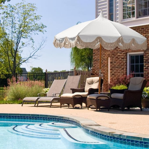 <span class=keywords><strong>Accessoires</strong></span> de jardin vintage de luxe Glands <span class=keywords><strong>Parasol</strong></span> <span class=keywords><strong>Parasol</strong></span> de plage pour protection solaire Pique-nique et voyage-Mobilier d'extérieur pour hôtels - Product Image 2