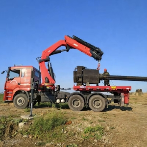 Grúas para camiones con brazo plegable, elevadores de construcción, grúas todoterreno con bomba de motor y componentes centrales de cojinetes - Product Image 3