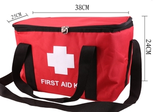 Trousse médicale d'urgence personnalisée rouge, imperméable, certifiée CE, désinfectante par infrarouge lointain, grande capacité, portable pour l'extérieur - Product Image 2
