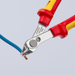 KNIPEX 78 06 125 SB Electronic Super Knips isolés VDE avec poignées multi-composants, testés VDE 125 mm - Product Image 3