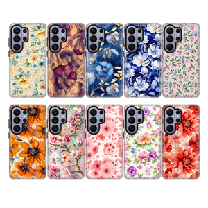 Custodia per telefono 2-in-1 staccabile per sublimazione per Samsung <span class=keywords><strong>Galaxy</strong></span> S26 Ultra, design floreale rosa Cherry Love, stampa a trasferimento termico - Product Image 6