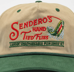 Gorras Trucker Verdes con Visera Curva, 5 Paneles, Logotipo Bordado Personalizado, Gorra de Pesca, Gorras de Béisbol con Cierre a Presión y Cuerda, Hechas en Vietnam - Product Image 3