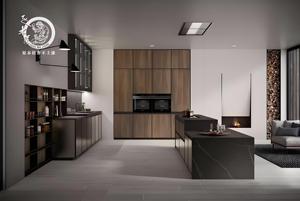 Armarios de cocina de lujo Armarios Organización práctica Interiores lógicos Alta calidad Hogar Gabinete personalizado Juegos de cocina - Product Image 4