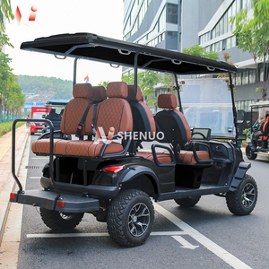 Mobil Golf Listrik <span class=keywords><strong>6</strong></span> Kursi dengan Daya Baterai Tahan Lama, Warna Bodi Kustom Gratis, Mobil Golf Listrik yang Legal di Jalan Raya - Product Image 3