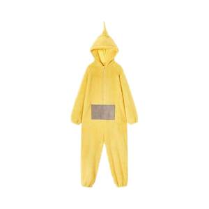 Dibujos animados Teletubbies Onesie <span class=keywords><strong>para</strong></span> <span class=keywords><strong>parejas</strong></span>, Invierno felpa Coral polar ropa de dormir mono adulto disfraz divertido Animal <span class=keywords><strong>Pijamas</strong></span> - Product Image 4