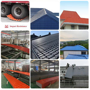 Tuiles de toiture <span class=keywords><strong>en</strong></span> résine synthétique ASA à profil ondulé, vente <span class=keywords><strong>en</strong></span> gros, pour hôtels, tuiles de toiture ASA, matériaux de toiture, plaques pour toitures de bâtiments et parcs - Product Image 5