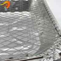 Barbecue au charbon de bois écologique Portable en métal déployé outil extérieur pliant gril de Camping