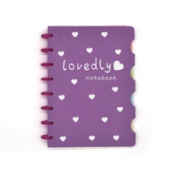 Carnet de notes artisanal personnalisé A4 A5 A6 avec gaufrage, couverture en tissu PP, reliure spirale, couture à fil, spécifications de la feuille, style imprimé