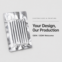 Sacs en aluminium scellés sous vide pour l'emballage de la viande et des aliments, taille personnalisée, vente en gros
