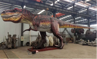 Marionnette Animatronique de Triceratops Bébé Portable, Marionnette de Dinosaure Réaliste pour la Maternelle, la Salle de Jeux et les Événements et Spectacles Intérieurs