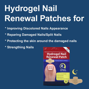 Trummed Hydrogel Nail Renewal Patch & Repair Pads (21 Patch/Paket) untuk Perbaikan Kuku Jamur, Kuku Berubah Warna/Kerusakan - Product Image 4