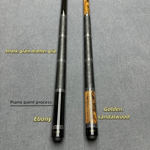 Stik Biliar CUPPA Berkualitas Tinggi 58 Inci Buatan Tangan, Ujung 12.5mm, Stik Biliar 2-Piece, Pegangan Kulit Dengan Aksesoris - Product Image 2