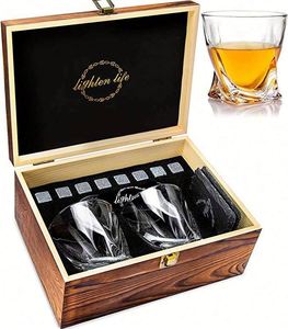 Ensemble de verres à whisky promotionnels personnalisés, faible quantité minimale de commande avec impression sur mesure |   Articles de bar économiques pour les cadeaux promotionnels - Product Image 1