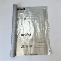 Sous-couche de toiture synthétique SilverGuard, haute capacité de barrière contre la vapeur, résistante aux UV, pour structure en bois résidentielle