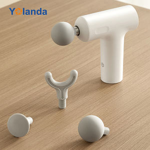 Yolanda Mini tamaño de bolsillo pistola de masaje blanca alivio del dolor de espalda 8mm amplitud potente pistola de Fascia portátil para viajes - Product Image 1