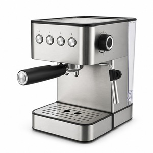 Machine à café expresso en acier inoxydable, 15 bars, avec buse vapeur, réservoir d'eau de 1,8 L, 850 W, pour usage domestique et commercial, cappuccino, latte - Product Image 4