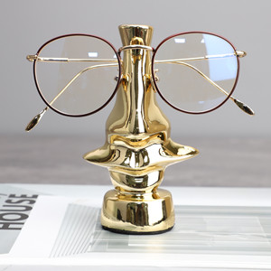 光学店特別装飾品メガネホルダー小道具リビングルーム書斎オフィス家具装飾 - Product Image 1