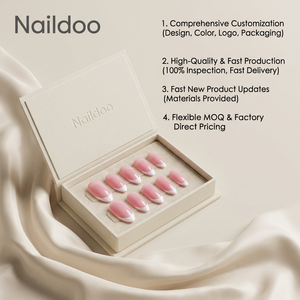 <span class=keywords><strong>Uñas</strong></span> postizas francesas ABS al por mayor, diseño <span class=keywords><strong>de</strong></span> almendra, 30 piezas, color rosa nude, <span class=keywords><strong>para</strong></span> arte <span class=keywords><strong>de</strong></span> <span class=keywords><strong>uñas</strong></span> 3D, estilo suave <span class=keywords><strong>de</strong></span> verano - Product Image 4