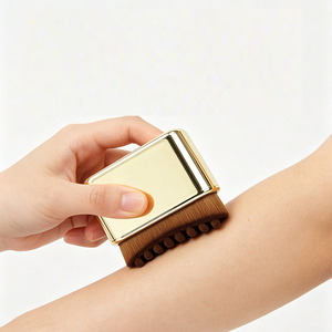 Pinceau applicateur de fond de teint corporel grande vague personnalisé MLM, multifonctionnel, pour autobronzant et maquillage, orthopédique - Product Image 3