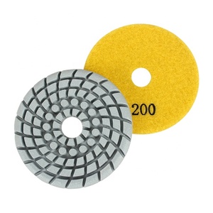 TRUE SHINE新更新4インチ100mm白樹脂パッドコンクリート床研磨パッド - Product Image 4