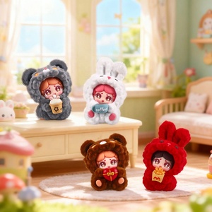 Venta al por mayor de Muñecos Mini Bean de Caja Sorpresa Originales, Adornos Creativos de Resina, Decoración de Escritorio Reconfortante, Regalos de Cumpleaños - Product Image 3