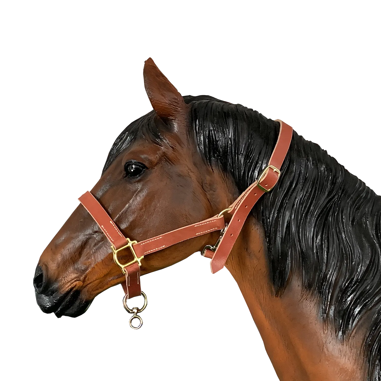 Fanfaree Fabriek Groothandel Aangepaste Paardensport Uitrusting Accessoires Lederen Paard Hoofd Halter