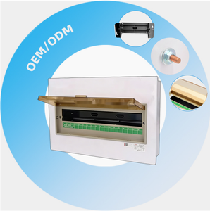 Boîtier de distribution d'énergie miniature 230/400V AC, boîte de protection pour éclairage intérieur, ignifuge, panneau transparent en PC, résidentiel et public - Product Image 1