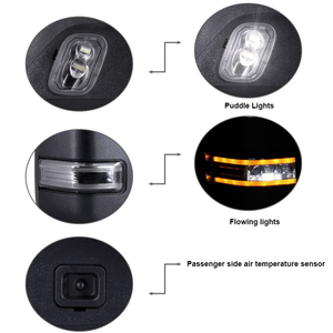 Paire de rétroviseurs de voiture extensibles pour LC70 75 76 78 79 Series 1984-2022 Rétroviseurs arrière pliants manuels - Product Image 5