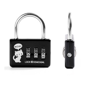 Ddaeggal Combination <b>Padlock</b> Zinc Alloy Resettable 3 Digit Code Lock For Bags Suitcase Dormitory Use - Product Image 1