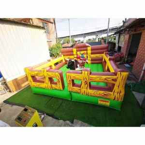 Machine d'équitation de taureau à grande vitesse en PVC gonflable adulte de pays occidental pour les centres commerciaux de jeux de rodéo d'intérieur/extérieurs - Product Image 4
