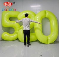 Ballon géant personnalisé en nylon coloré de 2 m, en PA+PE, pour la décoration de fêtes, anniversaires, Saint-Valentin et mariages