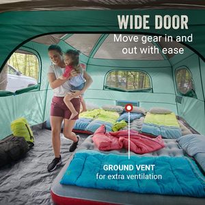 <span class=keywords><strong>Tente</strong></span> de camping <span class=keywords><strong>Coleman</strong></span> Skylodge à trois couches avec logo personnalisé, auvent pare-pluie, véranda zippée, résistante aux intempéries, <span class=keywords><strong>tente</strong></span> familiale à ouverture rapide en Oxford - Product Image 4