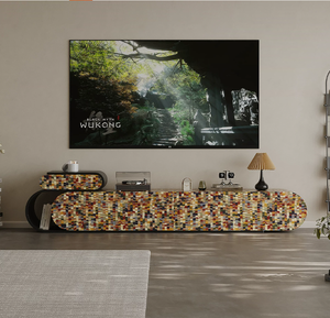 Mobile TV Moderno Italiano Estensibile in <span class=keywords><strong>Legno</strong></span> con Armadietto Contenitore da Terra per Camera da Letto e <span class=keywords><strong>Soggiorno</strong></span>, in <span class=keywords><strong>Legno</strong></span> <span class=keywords><strong>Massello</strong></span>, Adatto a TV fino a 65 Pollici - Product Image 5