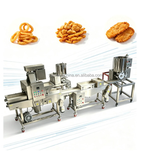 Machine à former des hamburgers neuve, ligne de production complète de nuggets de poulet Star avec panure et friteuse, au meilleur prix - Product Image 1