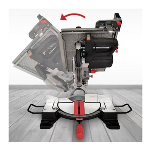 Scie composite multifonction 8/10 pouces, machine à scier l'aluminium à double usage, coupe d'angle à 45 degrés <span class=keywords><strong>pour</strong></span> scie à table <span class=keywords><strong>de</strong></span> menuiserie - Product Image 4