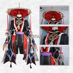 Pour Genshin Impact Anime Cosplay tenue pour filles Scaramouche Fatui Balladeer Kunikuzushi's soldats dispersés <span class=keywords><strong>Wanderers</strong></span> - Product Image 3