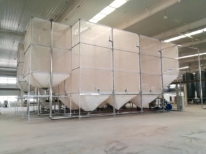 Loại Nhỏ 2.5*2.5*5.5M <span class=keywords><strong>EPS</strong></span> Lưu Trữ Silo Hệ Thống Cho Polystyrene Hạt - Product Image 3