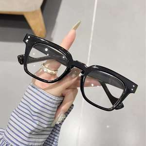 แว่นตาอ่านหนังสือกรอบสี่เหลี่ยมสไตล์เรโทรวัสดุพีซีป้องกันแสงสีฟ้าสำหรับทุกเพศกรอบเต็มความละเอียดสูงจินหัว 3308 - Product Image 1