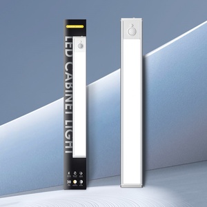 Éclairage intérieur ultra-fin, 5 couleurs, dimmable, rechargeable par USB 5V, magnétique, pour armoire de cuisine, placard, garde-robe, lumière à détecteur de mouvement LED - Product Image 2