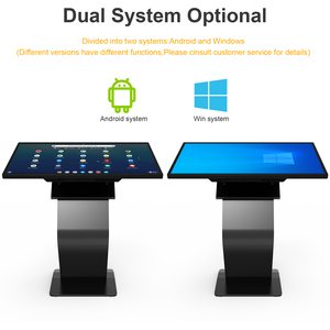 Kiosque en libre-service à écran <span class=keywords><strong>tactile</strong></span> capacitif de 32'' et 43'', affichage numérique LCD, résolution 4K, construction en métal et verre pour centre commercial - Product Image 4
