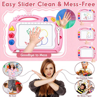 Tableau magnétique multifonctionnel pour enfants, table de dessin pour tout-petits, jouet de voyage portable, jouets éducatifs effaçables