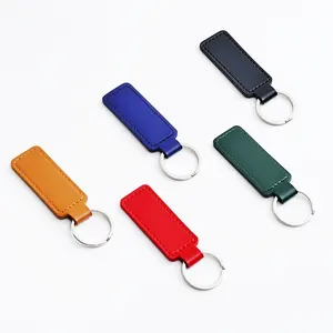 RENHUI Keyring Key Ring Custom Leather Keychains Key Chains With Engraved Logo Leather Little Pendent Engraving Carbon