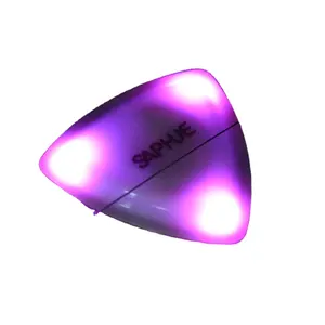 Cool LED Lightning Touch light big triangle Bass Guitar luminous pick